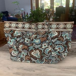 Oversized Vera Bradley Tote Bag